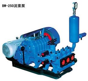 উচ্চ ফলপ্রসু BW250 250L আউটপুট 6MPa আমার অনুভূমিক Triplex কাদা পাম্প