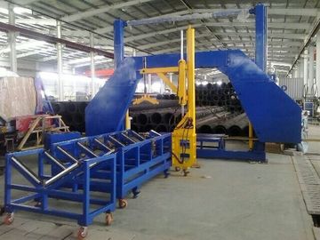 CNC টিউব কর্তনকারী বড় পাইপ কাটন 1600mm প্লাস্টিক পাইপ ঢালাই মেশিন PE পিভিসি পিপি এইচডিপিই পাইপ