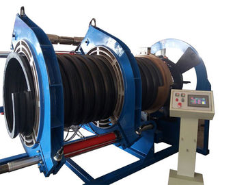 Spiral টেক্সচার PE পাইপ জন্য 600MM বাট ফিউশন ঢালাই ঢেউতোলা পাইপ ঢালাই মেশিন