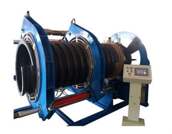 Spiral টেক্সচার PE পাইপ জন্য 600MM বাট ফিউশন ঢালাই ঢেউতোলা পাইপ ঢালাই মেশিন