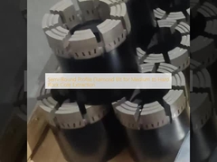 মাঝারি থেকে হার্ড রক কোর এক্সট্রাকশনের জন্য সেমি-রাউন্ড প্রোফাইল ডায়মন্ড বিট